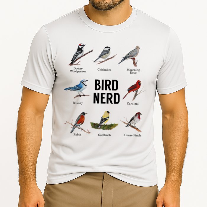 Bird Nerd Bird Lover Or Watcher Gift Performance Shirt