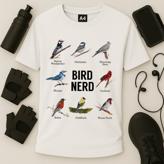 Bird Nerd Bird Lover Or Watcher Gift Performance Shirt