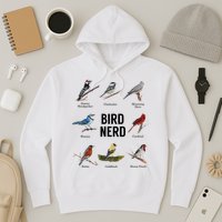Bird Nerd Bird Lover Or Watcher Gift Hoodie
