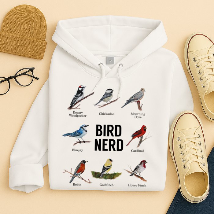 Bird Nerd Bird Lover Or Watcher Gift Hoodie