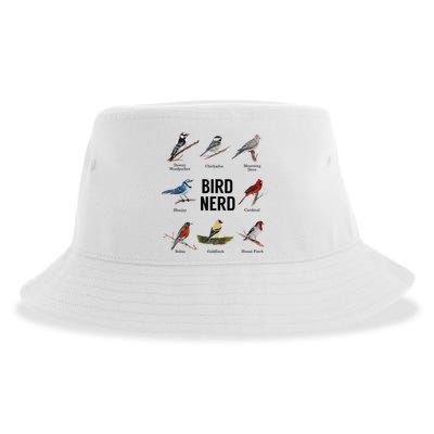 Bird Nerd Bird Lover Or Watcher Gift Sustainable Bucket Hat