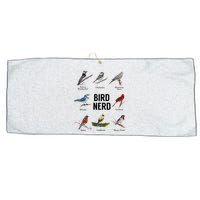 Bird Nerd Bird Lover Or Watcher Gift Large Microfiber Waffle Golf Towel