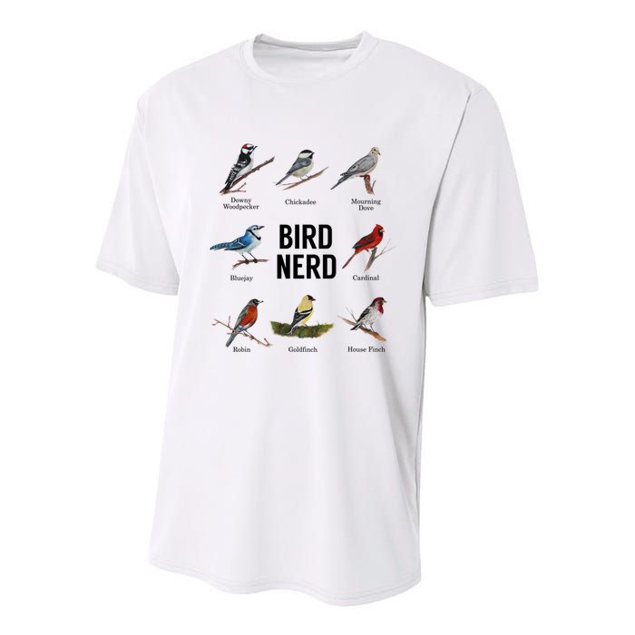 Bird Nerd Bird Lover Or Watcher Gift Youth Performance Sprint T-Shirt