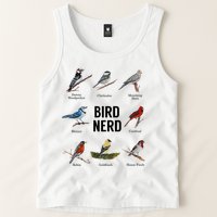 Bird Nerd Bird Lover Or Watcher Gift Tank Top