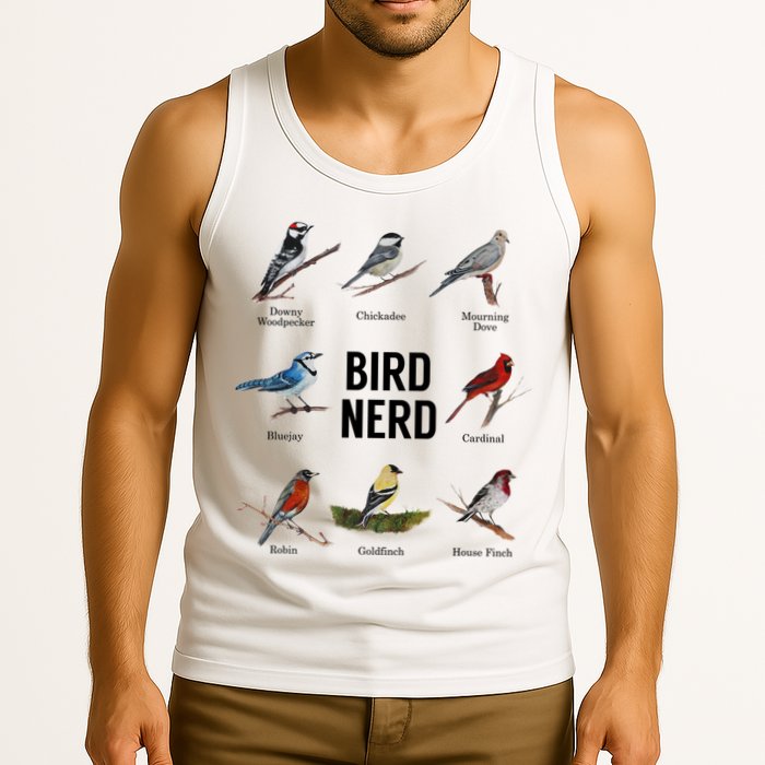 Bird Nerd Bird Lover Or Watcher Gift Tank Top