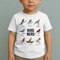 Bird Nerd Bird Lover Or Watcher Gift Toddler T-Shirt