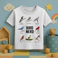 Bird Nerd Bird Lover Or Watcher Gift Toddler T-Shirt