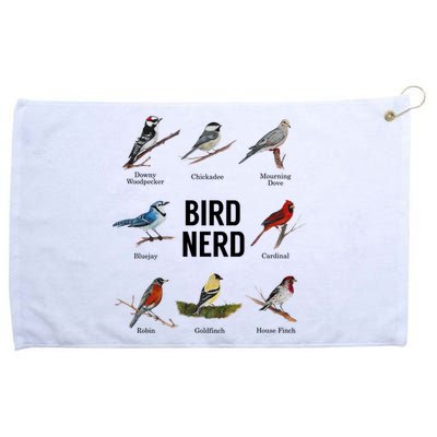 Bird Nerd Bird Lover Or Watcher Gift Grommeted Golf Towel