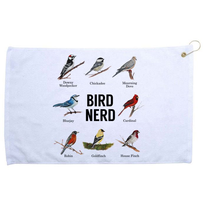 Bird Nerd Bird Lover Or Watcher Gift Grommeted Golf Towel