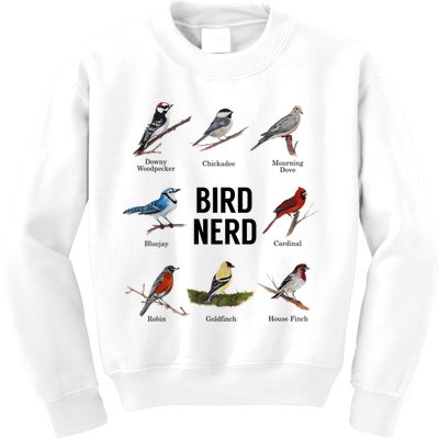 Bird Nerd Bird Lover Or Watcher Gift Kids Sweatshirt
