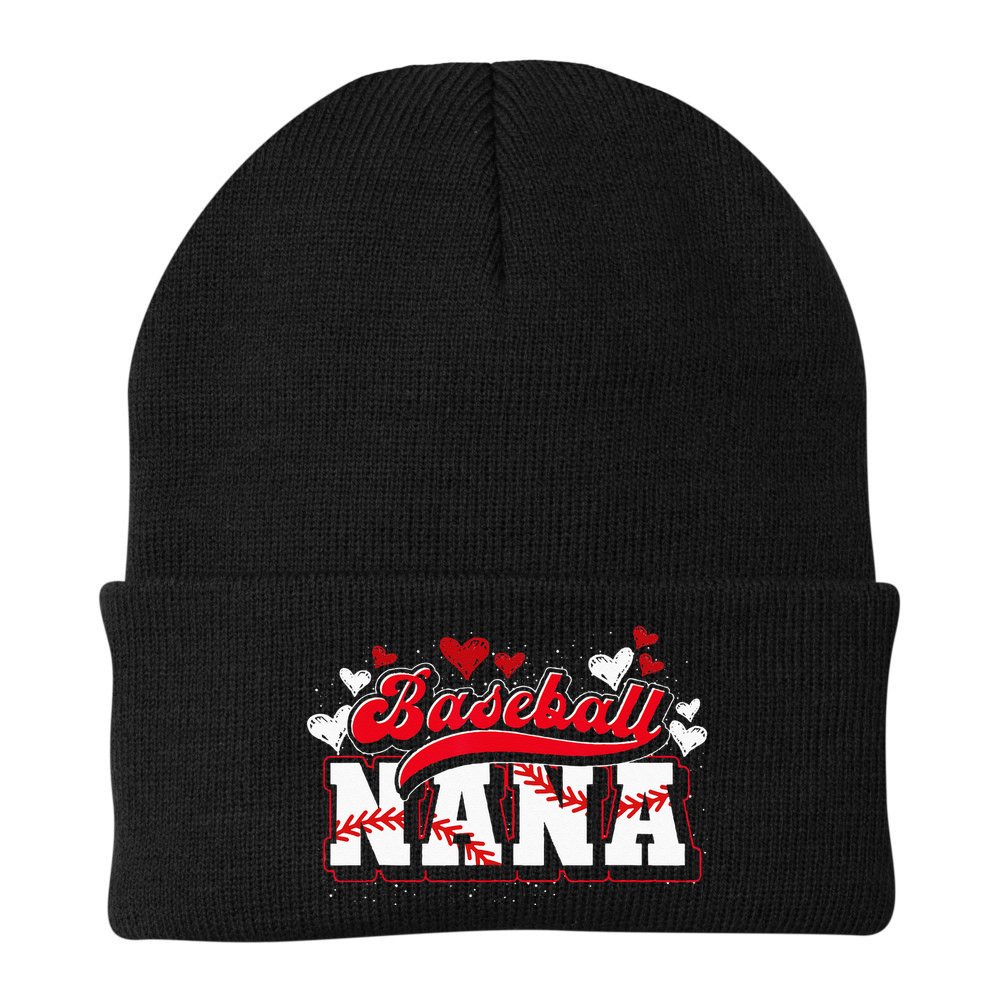 Baseball Nana Baseball Player Grandma Baseball Fan Baseball Beanie
