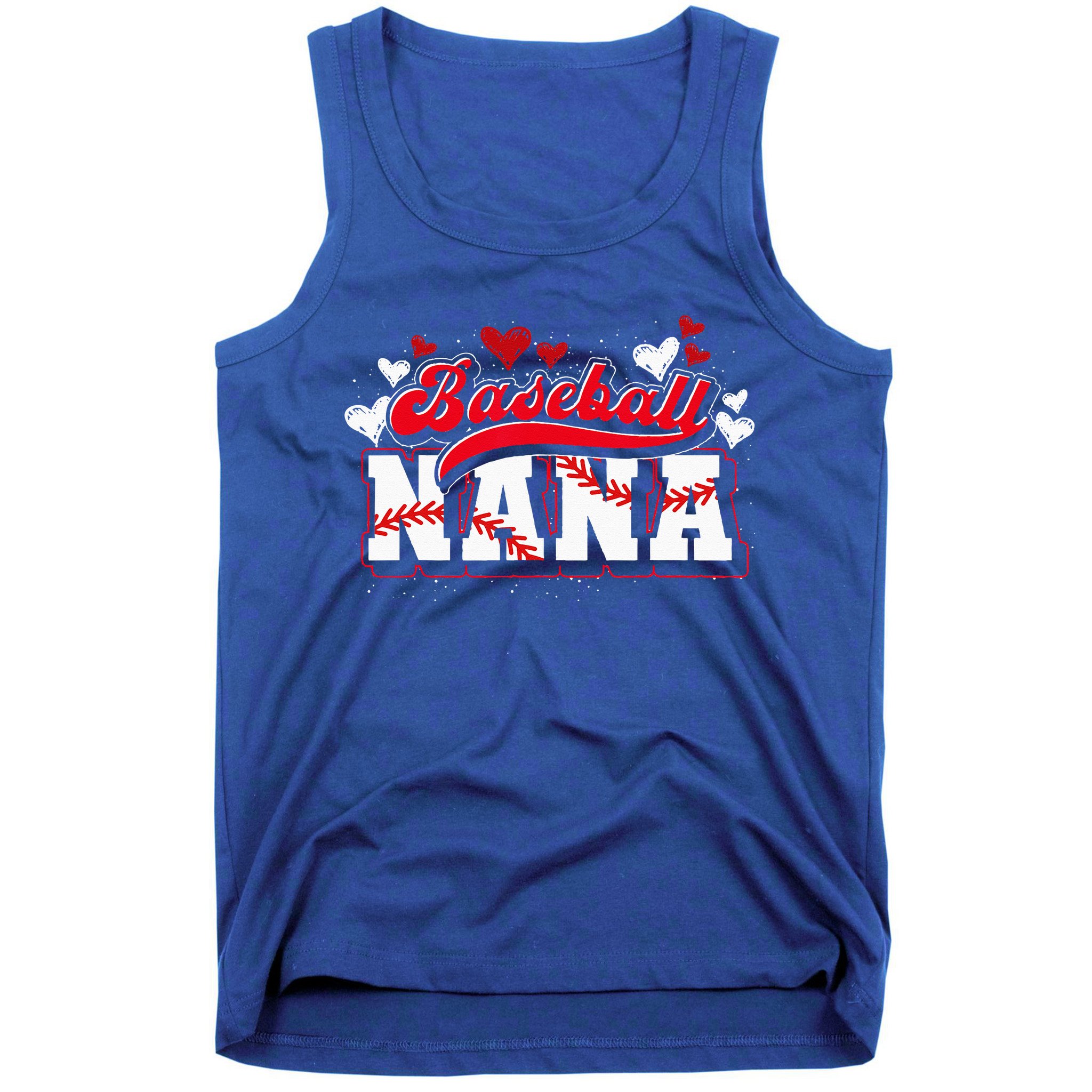 Baseball Nana Baseball Player Grandma Baseball Fan Baseball Tank Top