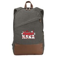 Baseball Nana Baseball Player Grandma Baseball Fan Baseball Cotton Canvas Backpack
