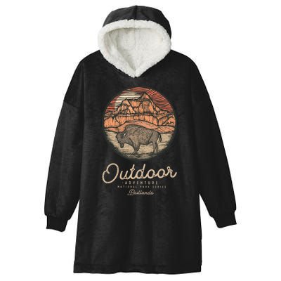 Badlands National Hooded Wearable Blanket