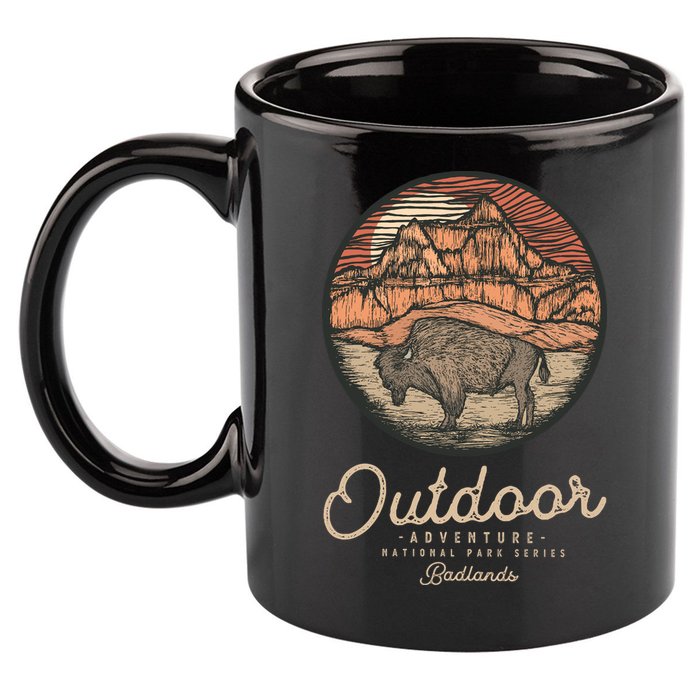 Badlands National 11oz C Handle Ceramic Mug