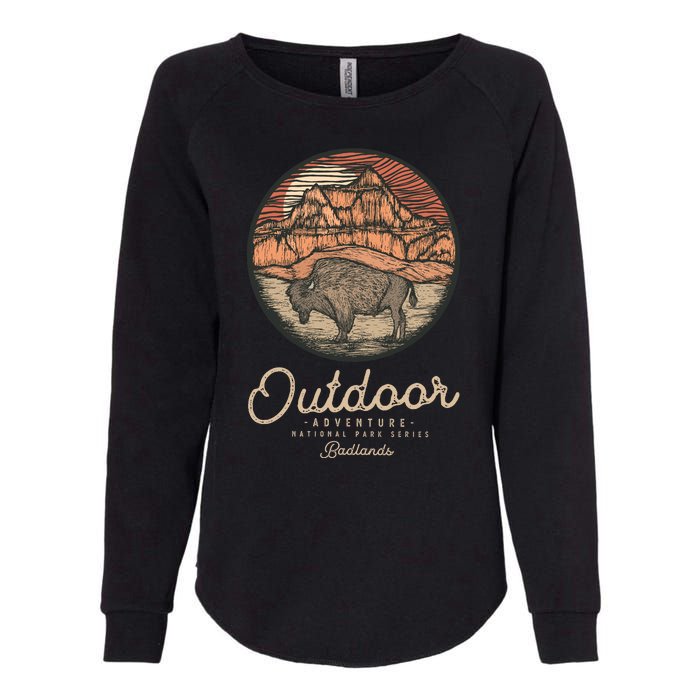 Badlands National Womens California Wash Sweatshirt