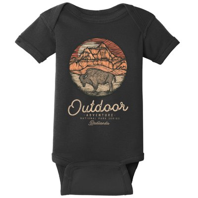 Badlands National Baby Bodysuit