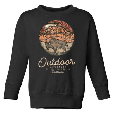 Badlands National Toddler Sweatshirt