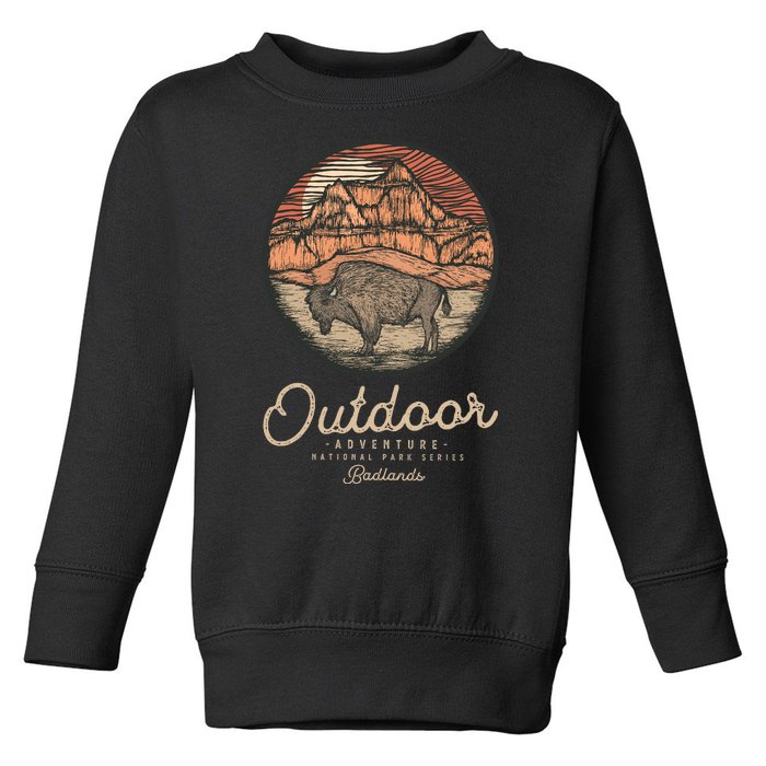 Badlands National Toddler Sweatshirt