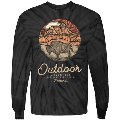 Badlands National Tie-Dye Long Sleeve Shirt