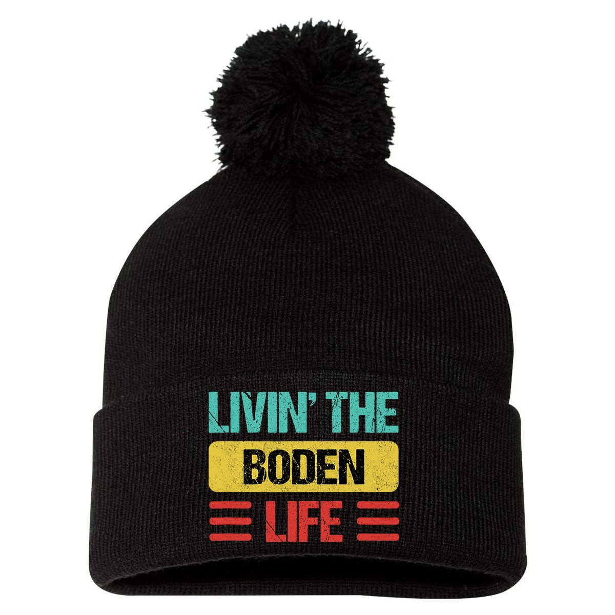 Boden Name  Pom Pom 12in Knit Beanie