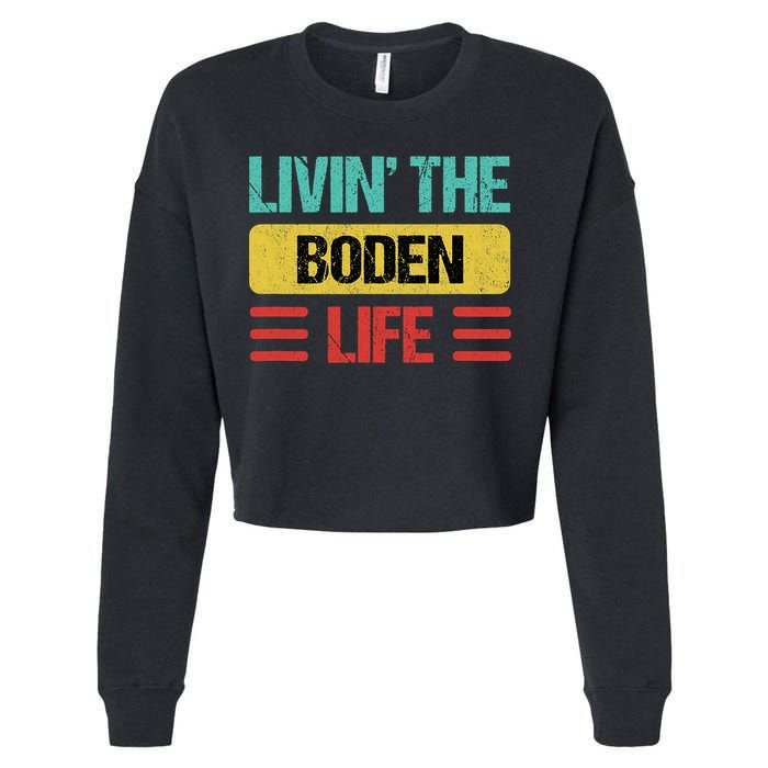 Boden Name  Cropped Pullover Crew