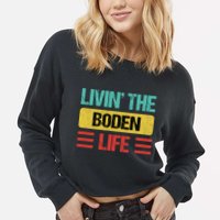 Boden Name  Cropped Pullover Crew