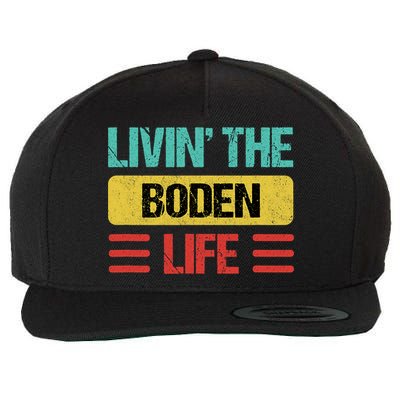 Boden Name  Wool Snapback Cap