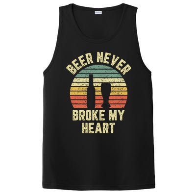 Beer Never Broke My Heart Funny Beer PosiCharge Competitor Tank