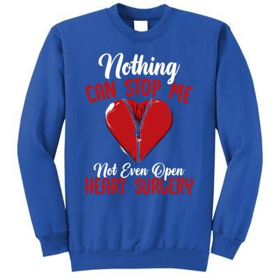 Bypass Nothing Can Stop Me Not Even Open Heart Surgery Gift Sweatshirt