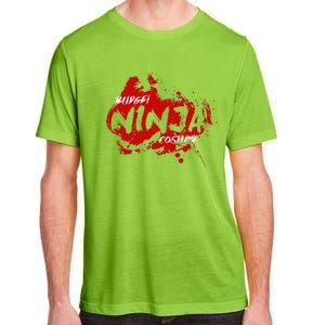 Budget Ninja Costume Funny Halloween Adult ChromaSoft Performance T-Shirt