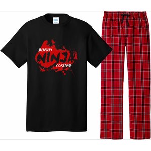 Budget Ninja Costume Funny Halloween Pajama Set