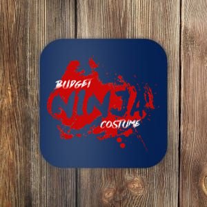 Budget Ninja Costume Funny Halloween Coaster