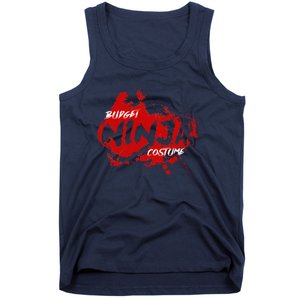 Budget Ninja Costume Funny Halloween Tank Top