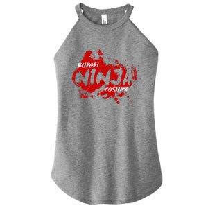 Budget Ninja Costume Funny Halloween Women's Perfect Tri Rocker Tank