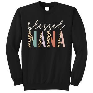 Blessed Nana Cute Leopard funny mother's day Sweatshirt