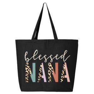 Blessed Nana Cute Leopard funny mother's day 25L Jumbo Tote