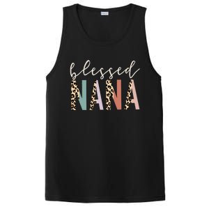 Blessed Nana Cute Leopard funny mother's day PosiCharge Competitor Tank