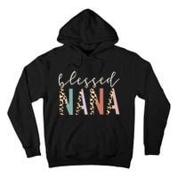 Blessed Nana Cute Leopard funny mother's day Tall Hoodie