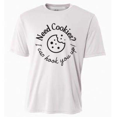 Baking Need Cookies? I Can Hook You Up Cooling Performance Crew T-Shirt