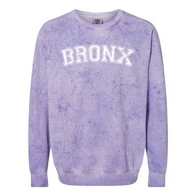 Bronx Ny Classic Vintage Style New York City Gift Cute Gift Colorblast Crewneck Sweatshirt