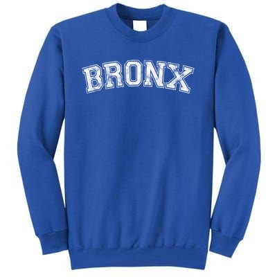 Bronx Ny Classic Vintage Style New York City Gift Cute Gift Tall Sweatshirt