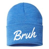 Bruh Novelty Cool Gift Cool Gift Sustainable Knit Beanie