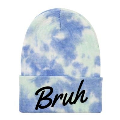 Bruh Novelty Cool Gift Cool Gift Tie Dye 12in Knit Beanie