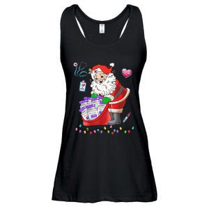 Botox Nurse Christmas Aesthetic Nurse Injecto Botox Santa Ladies Essential Flowy Tank