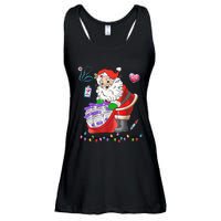 Botox Nurse Christmas Aesthetic Nurse Injecto Botox Santa Ladies Essential Flowy Tank