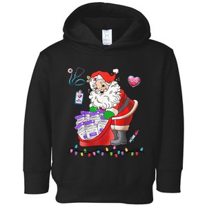 Botox Nurse Christmas Aesthetic Nurse Injecto Botox Santa Toddler Hoodie