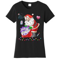 Botox Nurse Christmas Aesthetic Nurse Injecto Botox Santa Women's T-Shirt