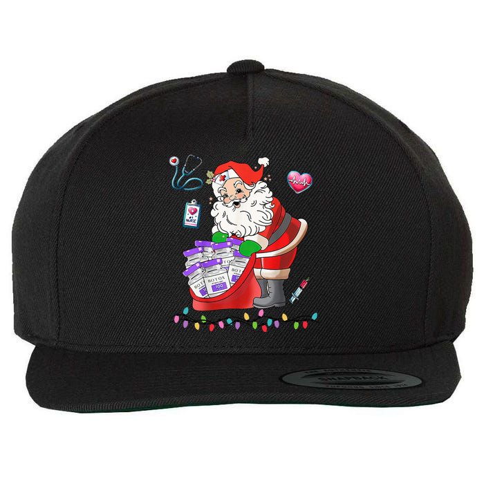 Botox Nurse Christmas Aesthetic Nurse Injecto Botox Santa Wool Snapback Cap