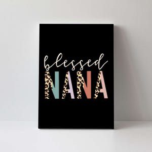 Blessed Nana Cute Leopard happy mother's day Canvas